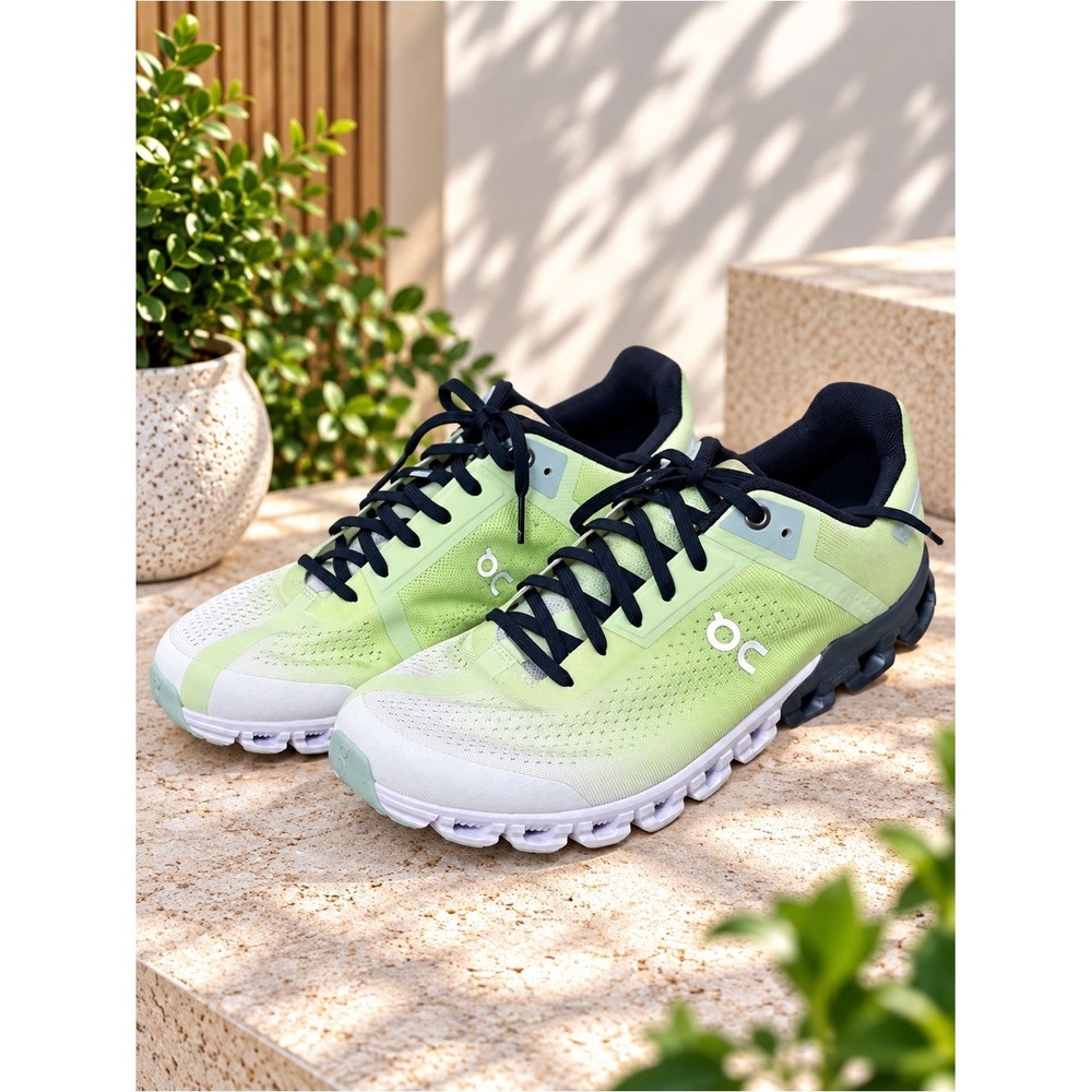 On Cloudflow 3.0 Meadow White Running Shoes Men's Size 9.5 #54